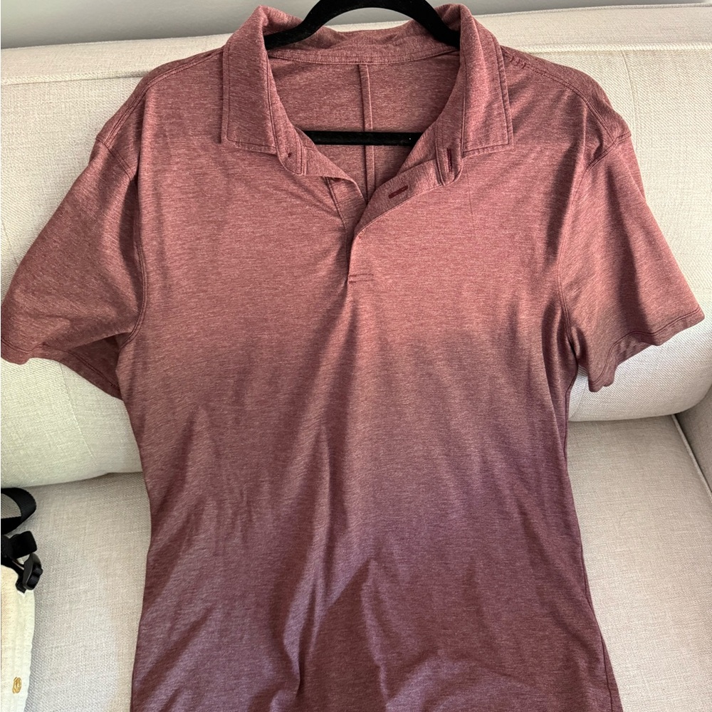 lululemon athletica Men's Polo Shirt in Burgundy